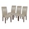Merrick Lane Ellison Mid-Century Panel Back Parsons Accent Dining Chair - Set of 4